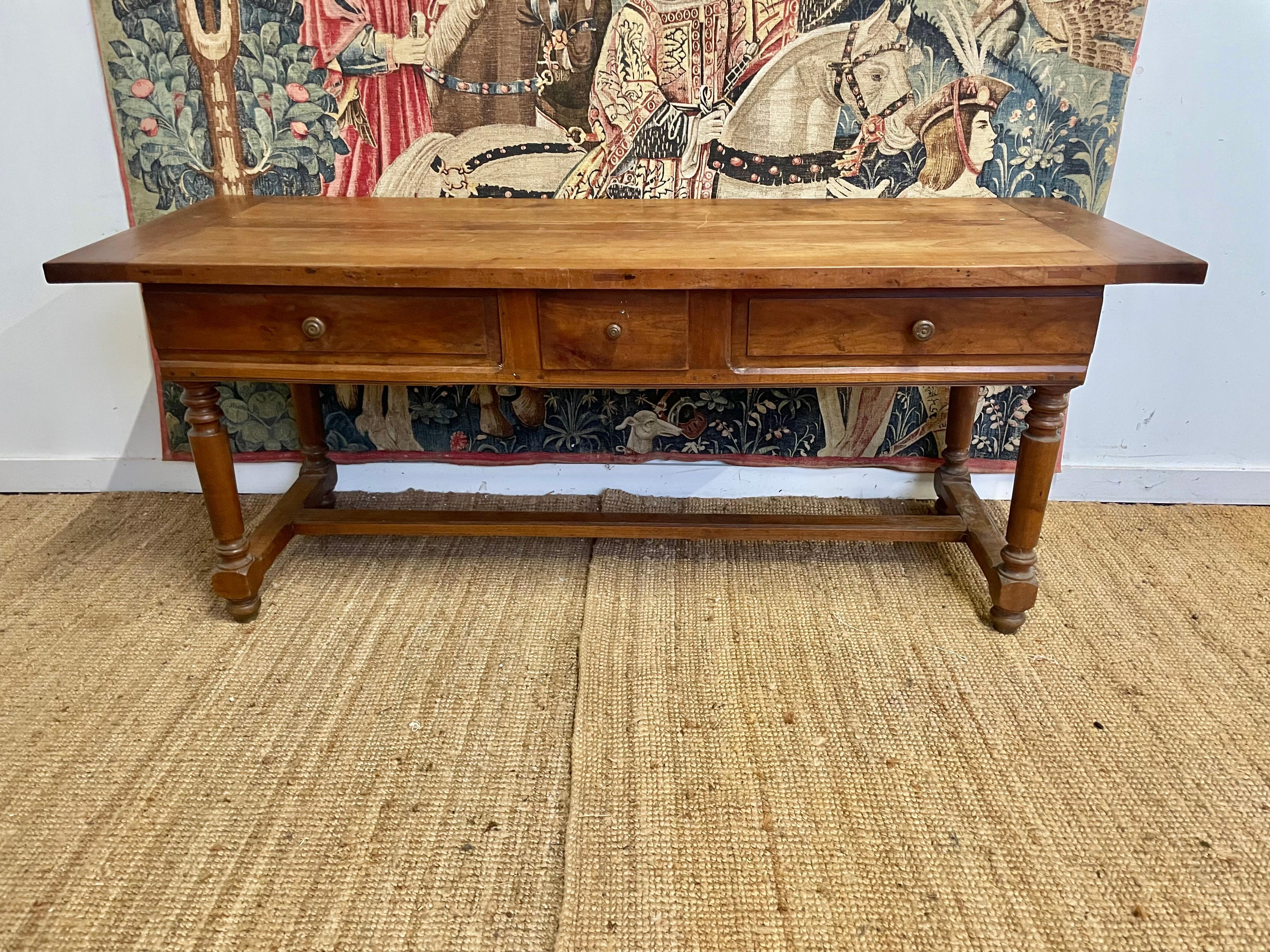 Cherrywood console / serving table For Sale 6