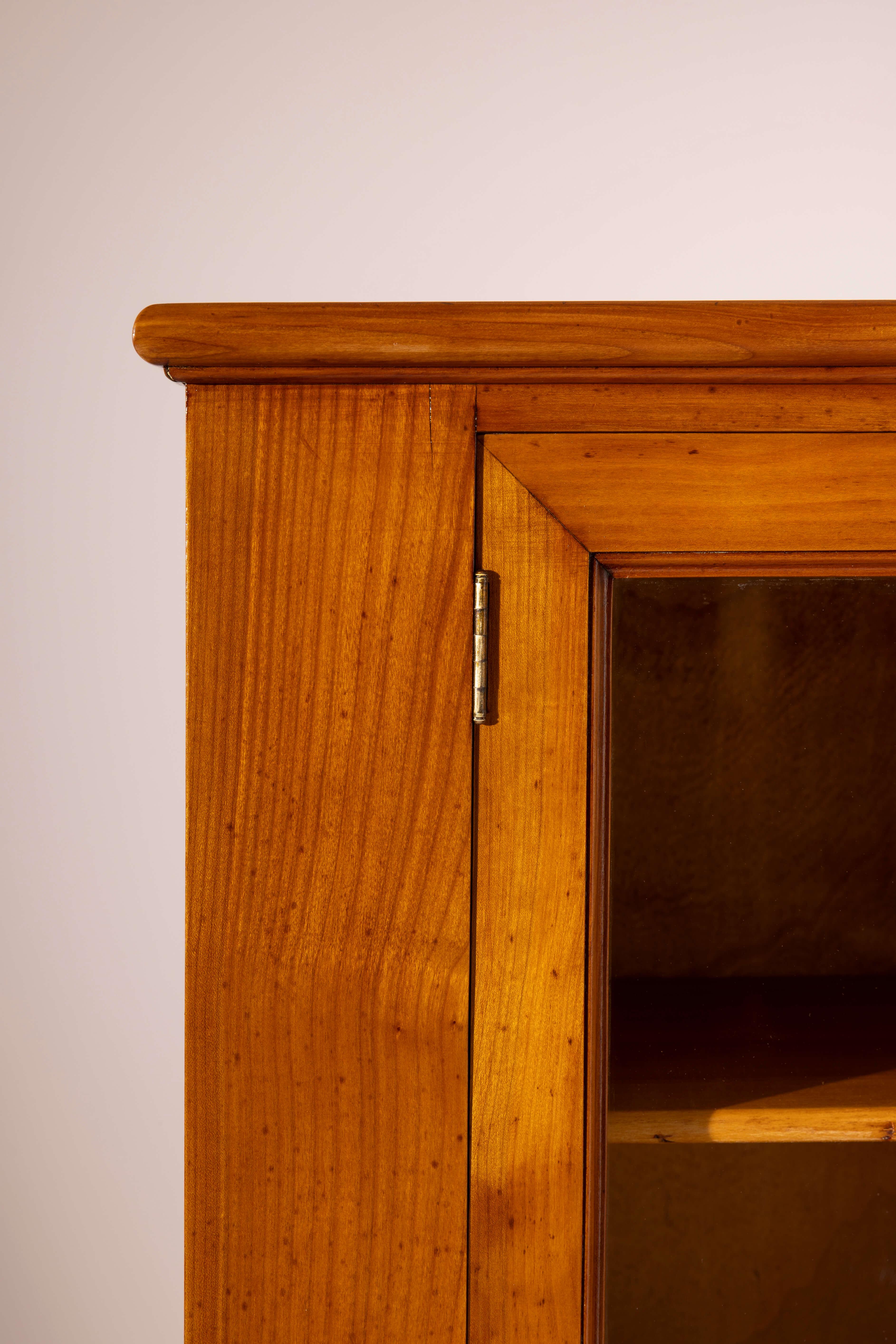 Credenza in ciliegio con libreria, manifattura Canciani, Chiavari, Italia 1940. in vendita 6