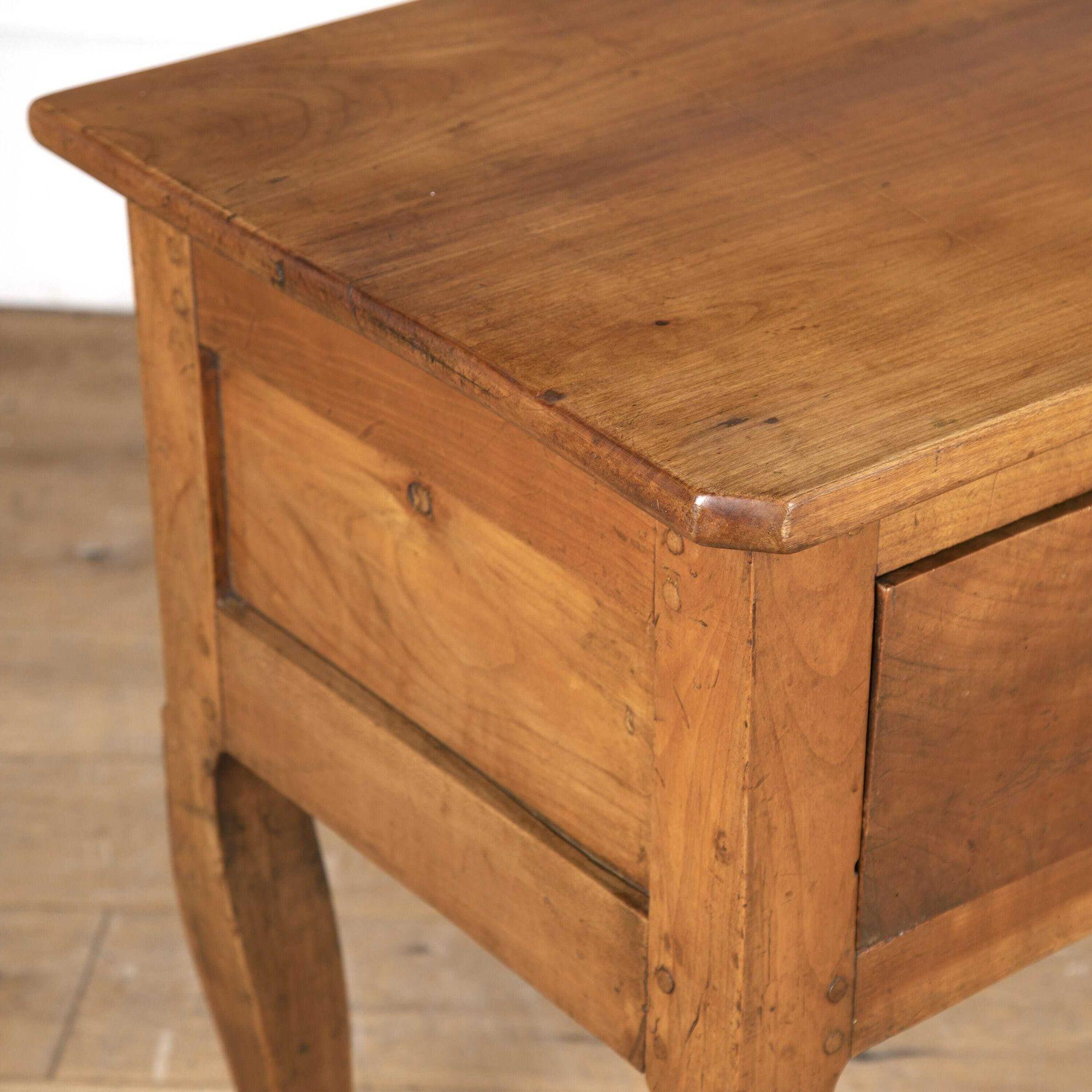 Charming 19th century cherrywood dresser base.
Originally from the Brittany area of France, with its original handles. This is a free-standing piece of furniture, that has been beautifully polished to highlight its cherrywood graining and natural