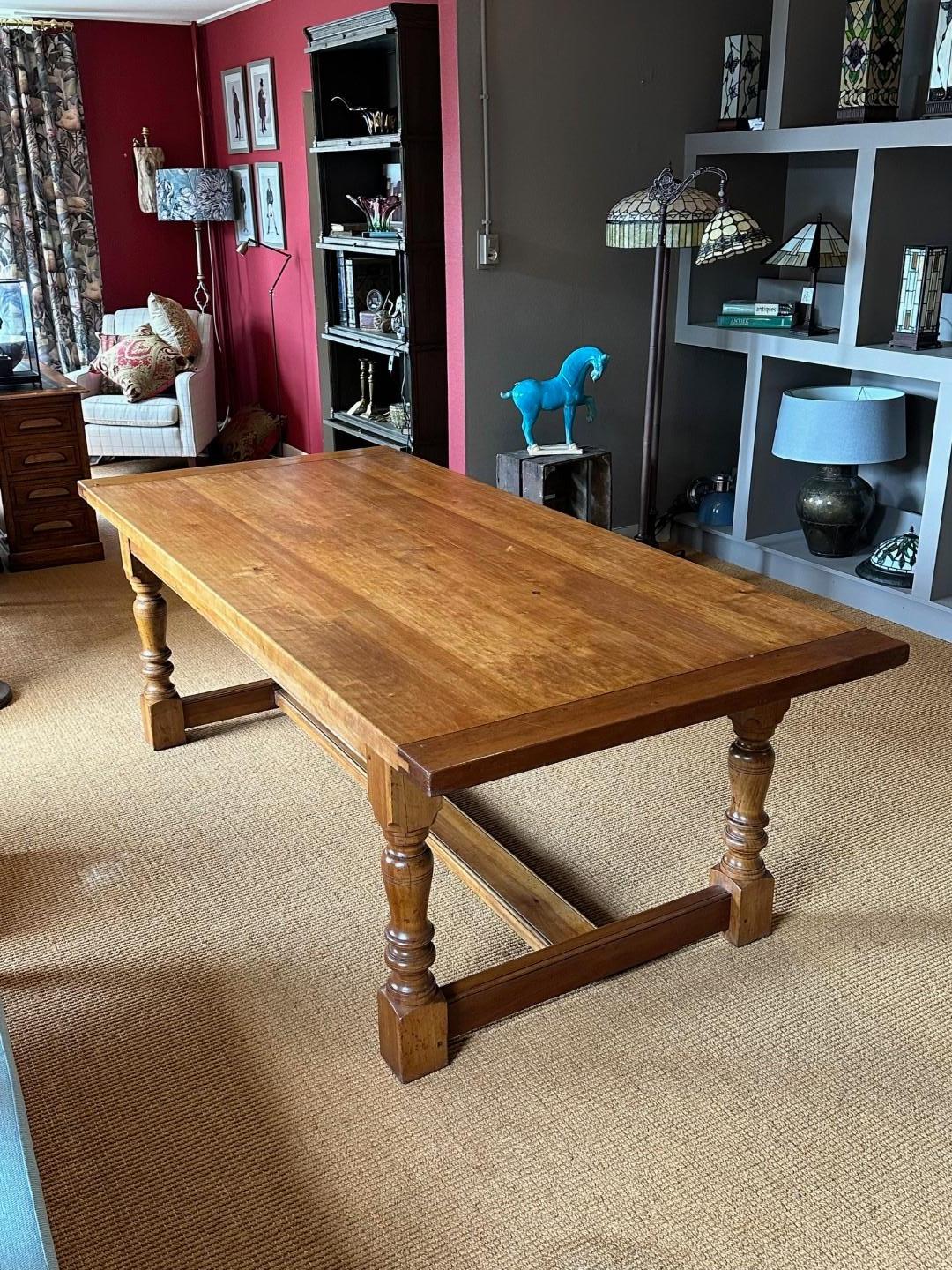 Cherrywood farmhouse table For Sale 2