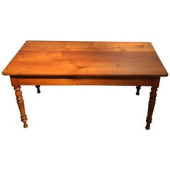 Cherrywood Farmhouse Table Six-Seat