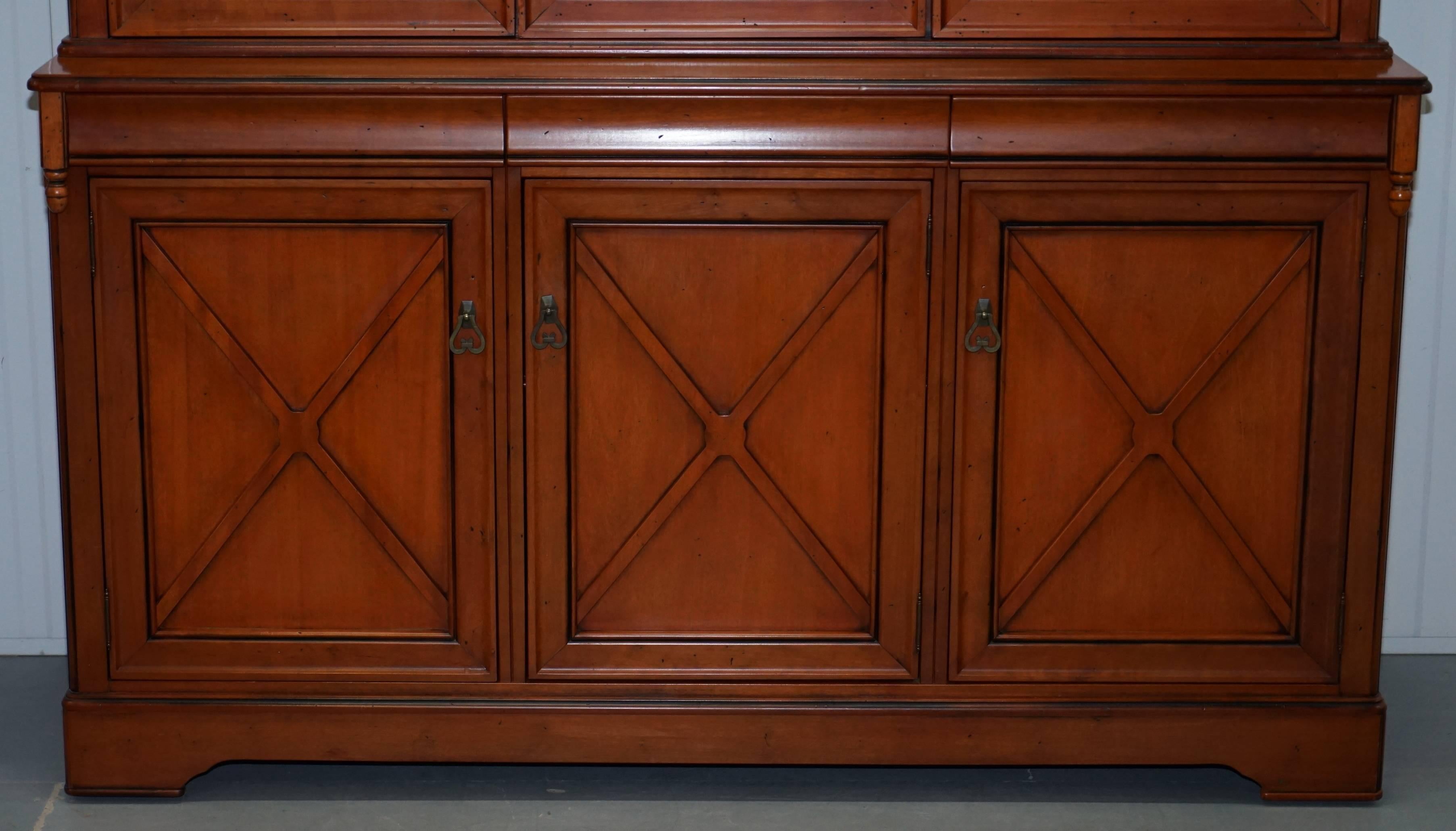 large oak dresser display cabinet