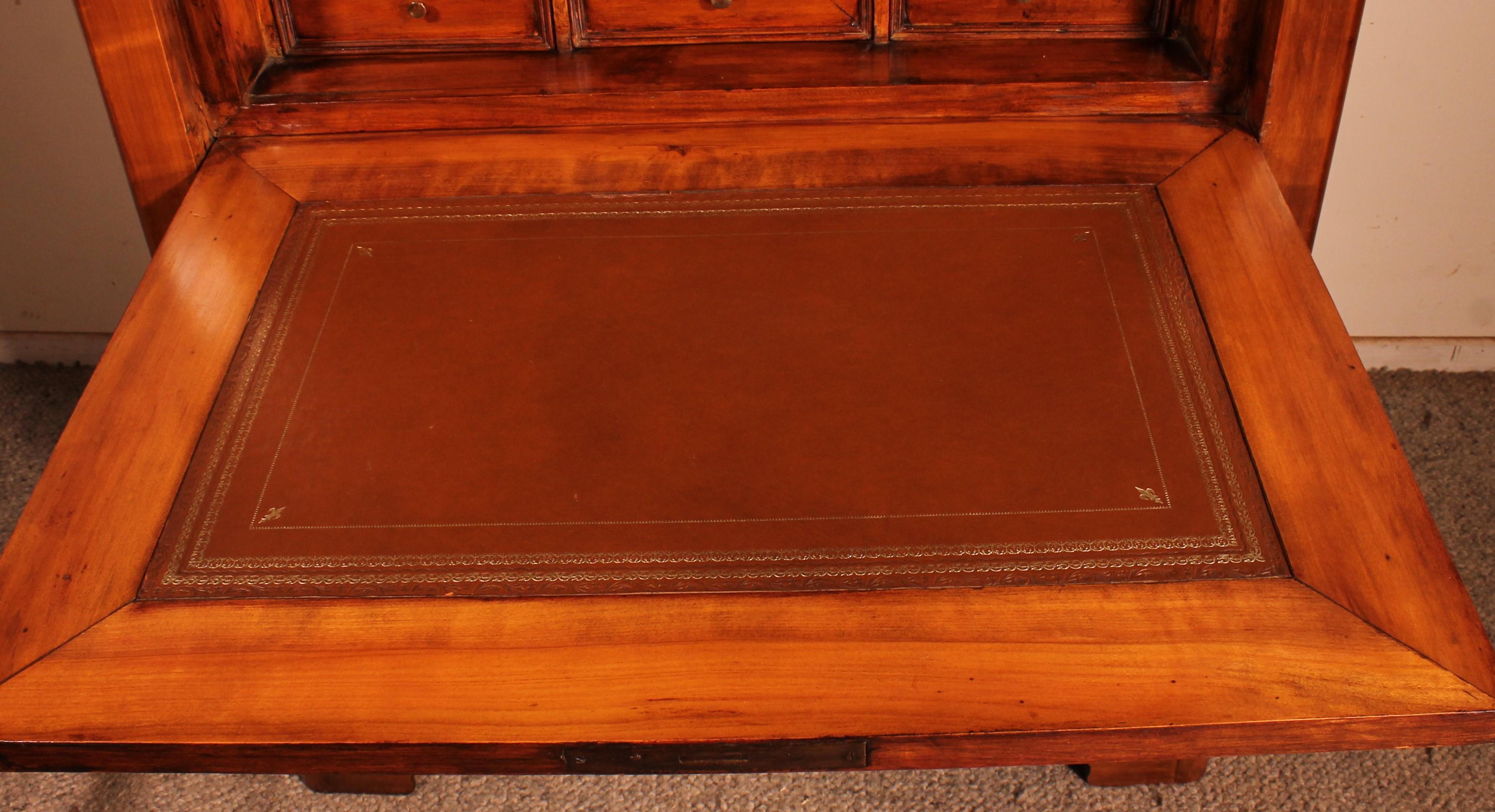 Cherrywood Secretary From The 19th Century -france For Sale 1
