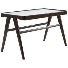 Table d'appoint en merisier, Italie, années 1950