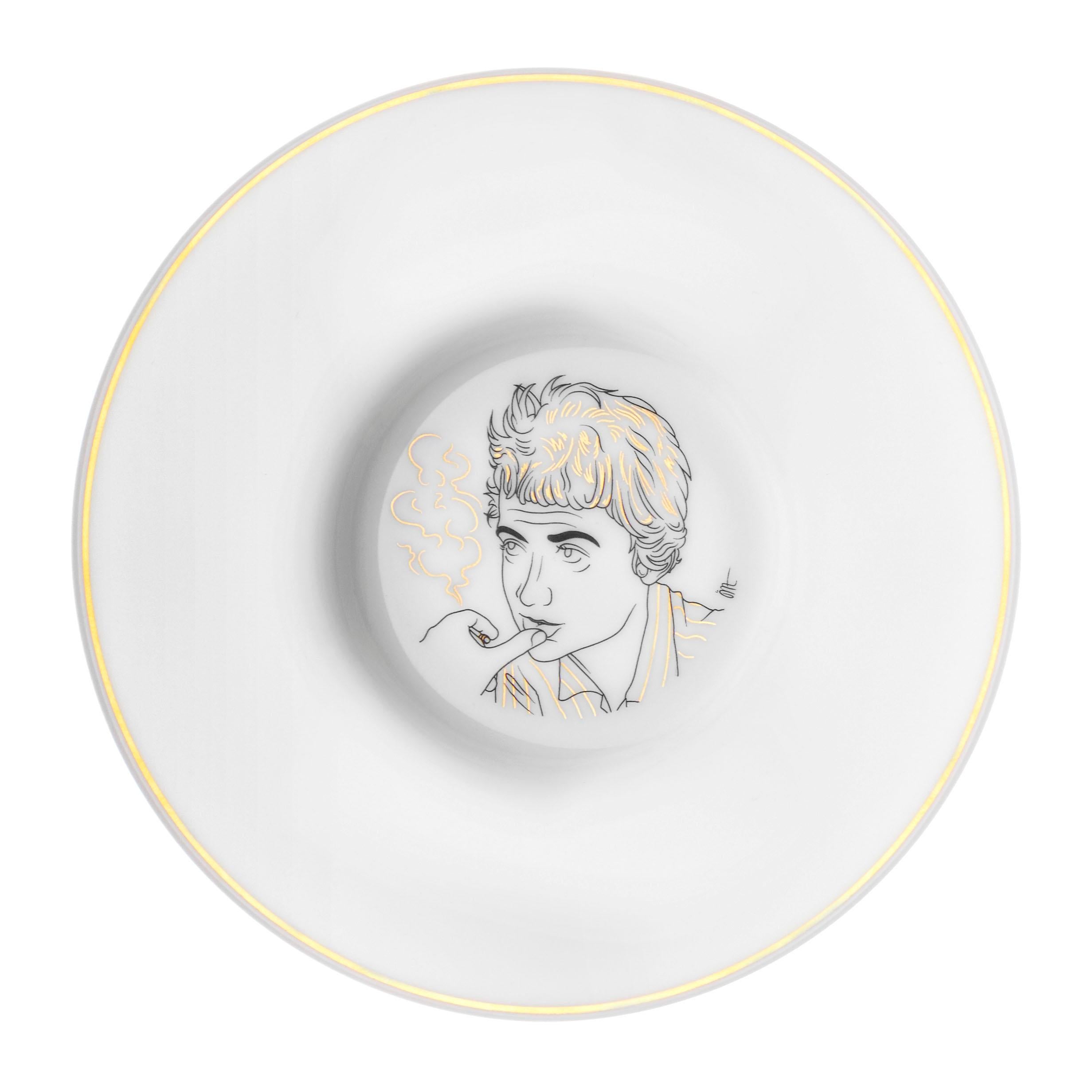 Maison Fragile and the Parisian illustrator artist Jean-Michel Tixier have joined together to create a collection that pays tribute to these men and women, key figures of history, who have made Paris as we know it.

Box of 2 coffee cups and saucers
