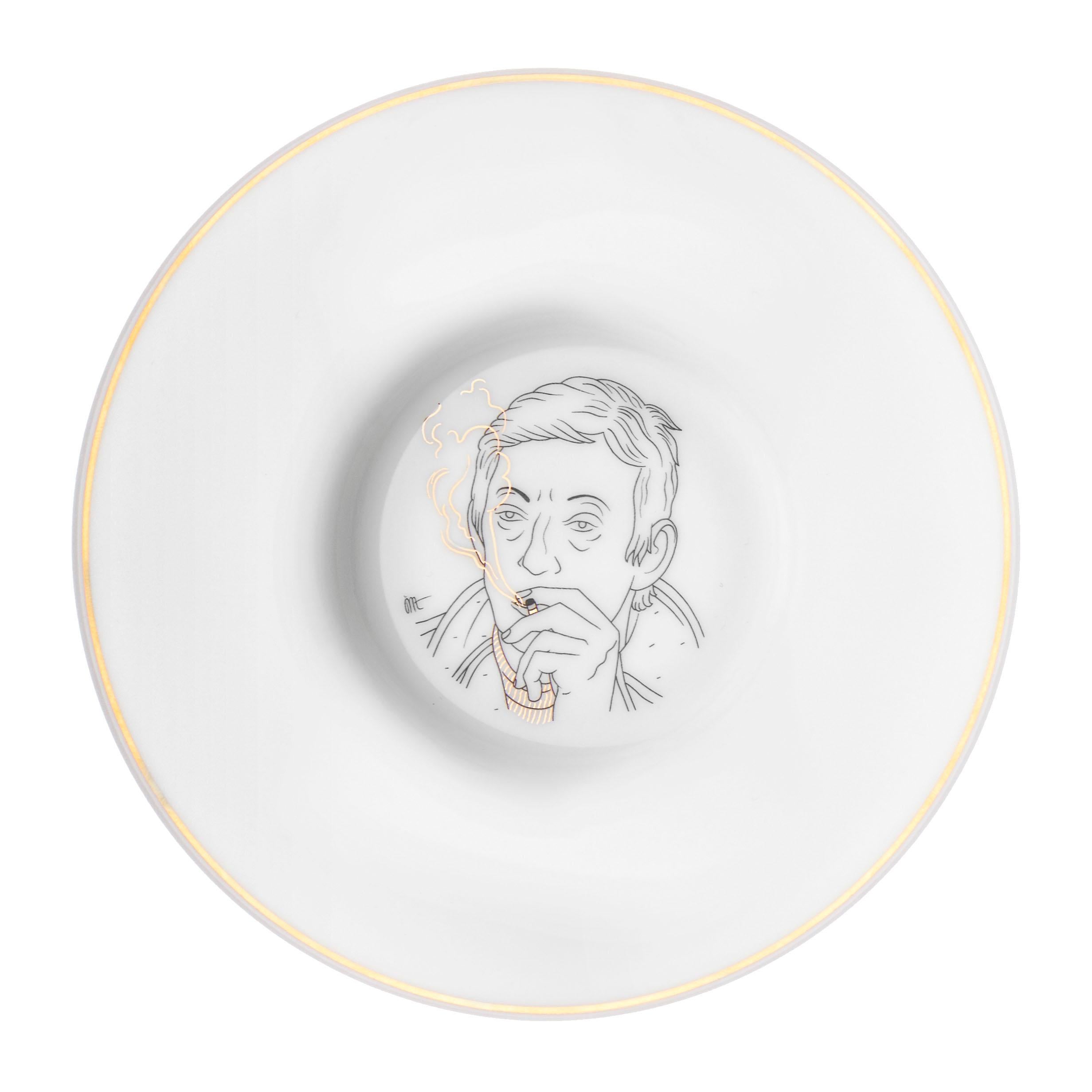 Maison Fragile and the Parisian illustrator artist Jean-Michel Tixier have joined together to create a collection that pays tribute to these men and women, key figures of history, who have made Paris as we know it.

Box of 2 coffee cups and saucers