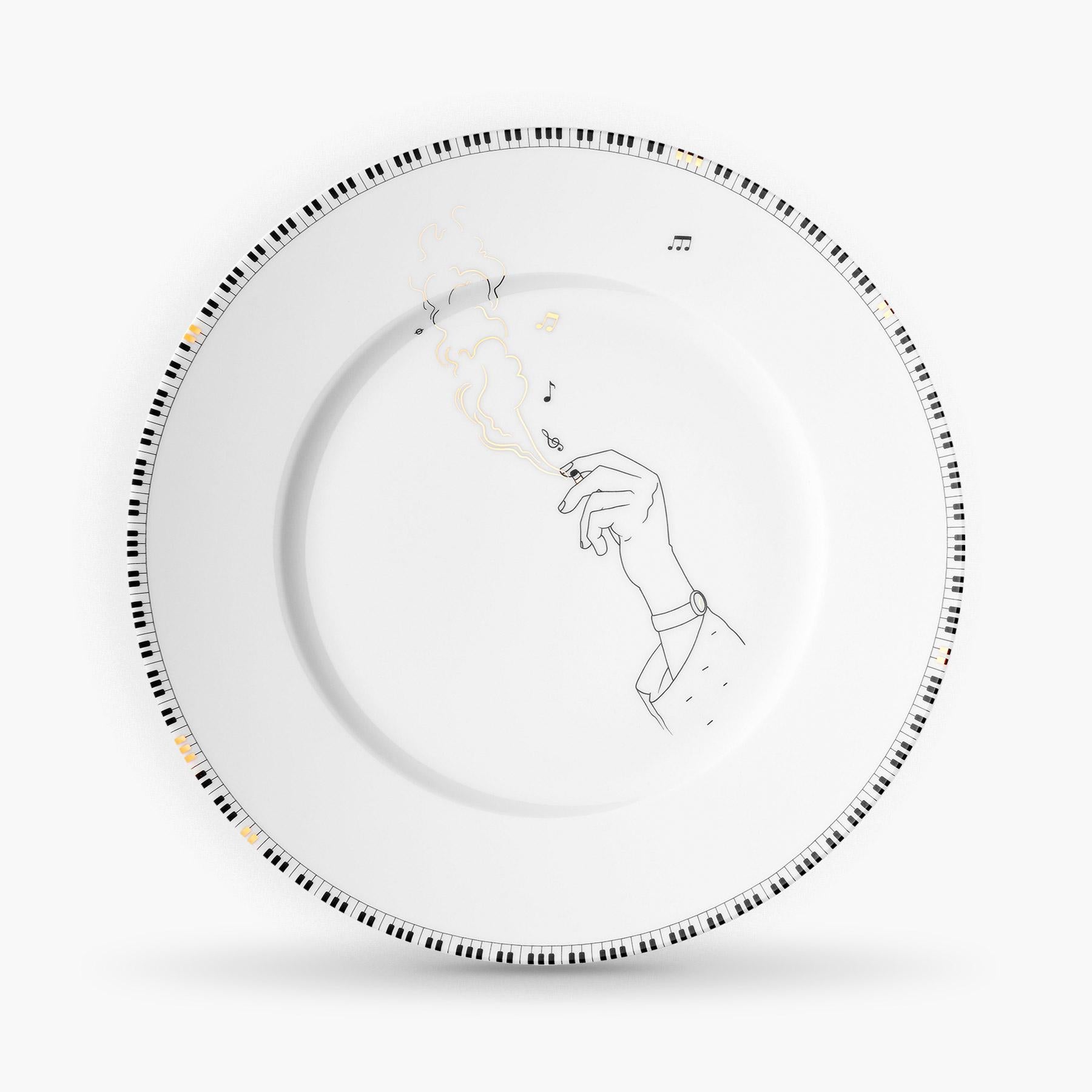 Maison Fragile and the Parisian illustrator artist Jean-Michel Tixier have joined together to create a collection that pays tribute to these men and women, key figures of history, who have made Paris as we know it.

Set featuring the 4 dinner plates