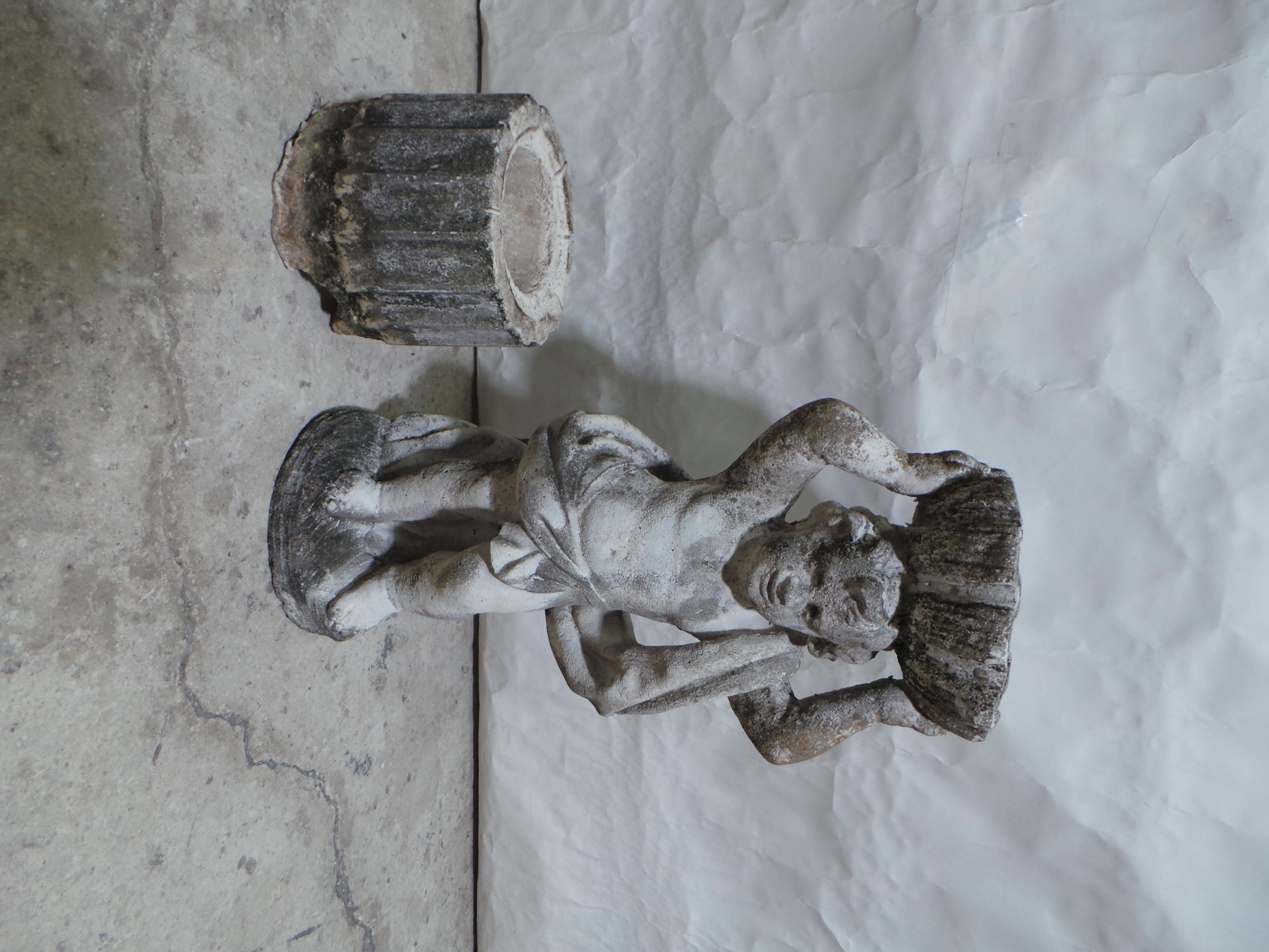 Bain d'oiseaux Cherub en vente 2