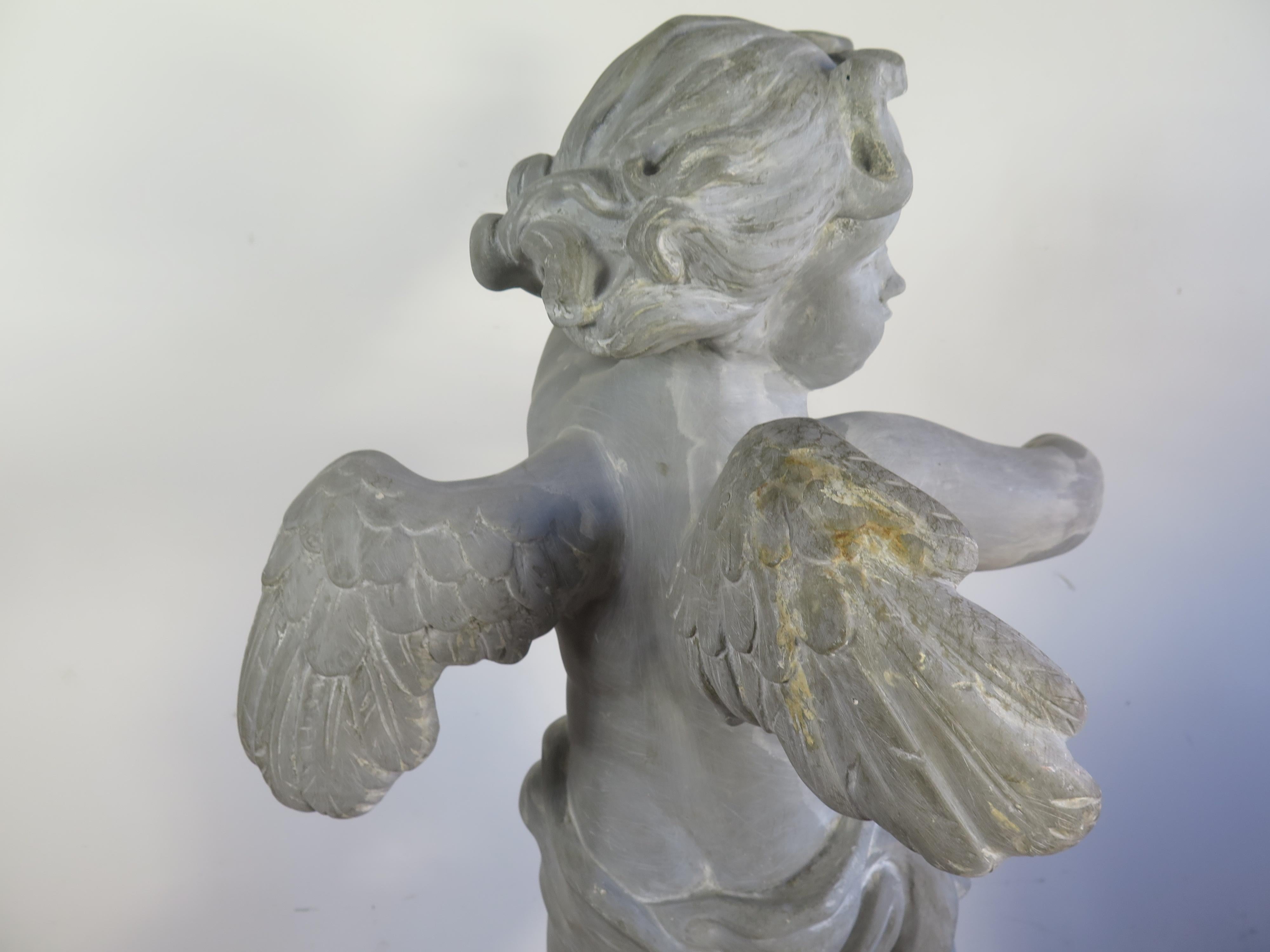 Resin Cherub Statue For Sale
