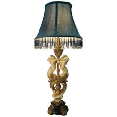 Retro Cherub Table Lamp