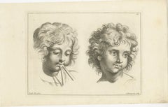 "Cherubic Melody: Raphael's Vision, Engraved by Thomassin, 1740