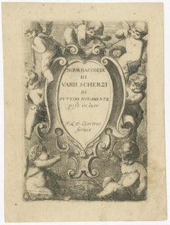 Cherubic Mischief: A Rare Baroque Collection, circa 1620