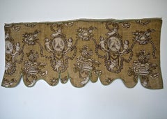 Cherubs Toile Pelmet French, 18th Century