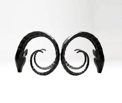 Chervet Inspired Iconic Ram Head Ibex Dining Table or Office Desk Base in Black