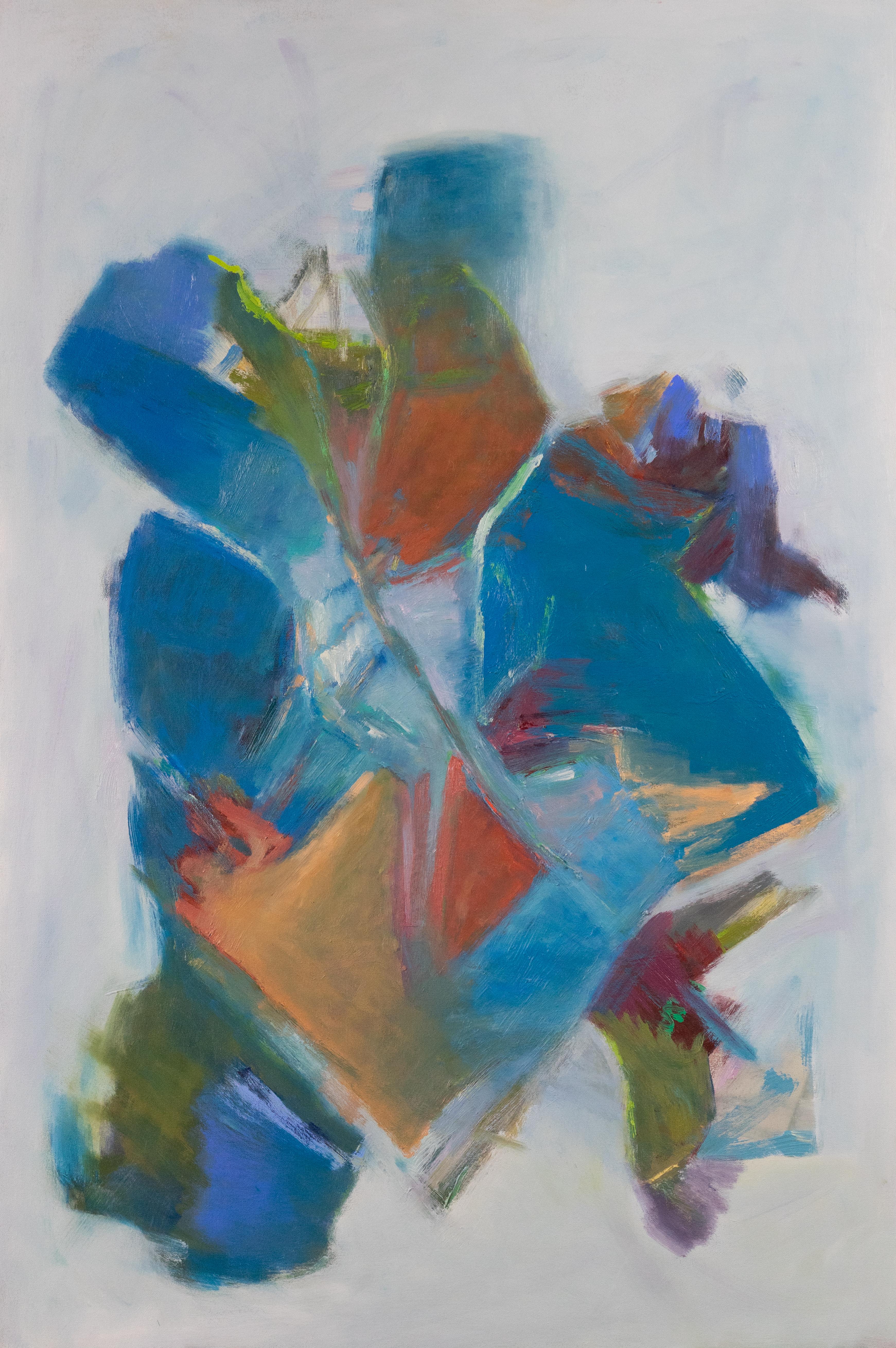 Cheryl Appe Abstract Painting - Abstract in Blue