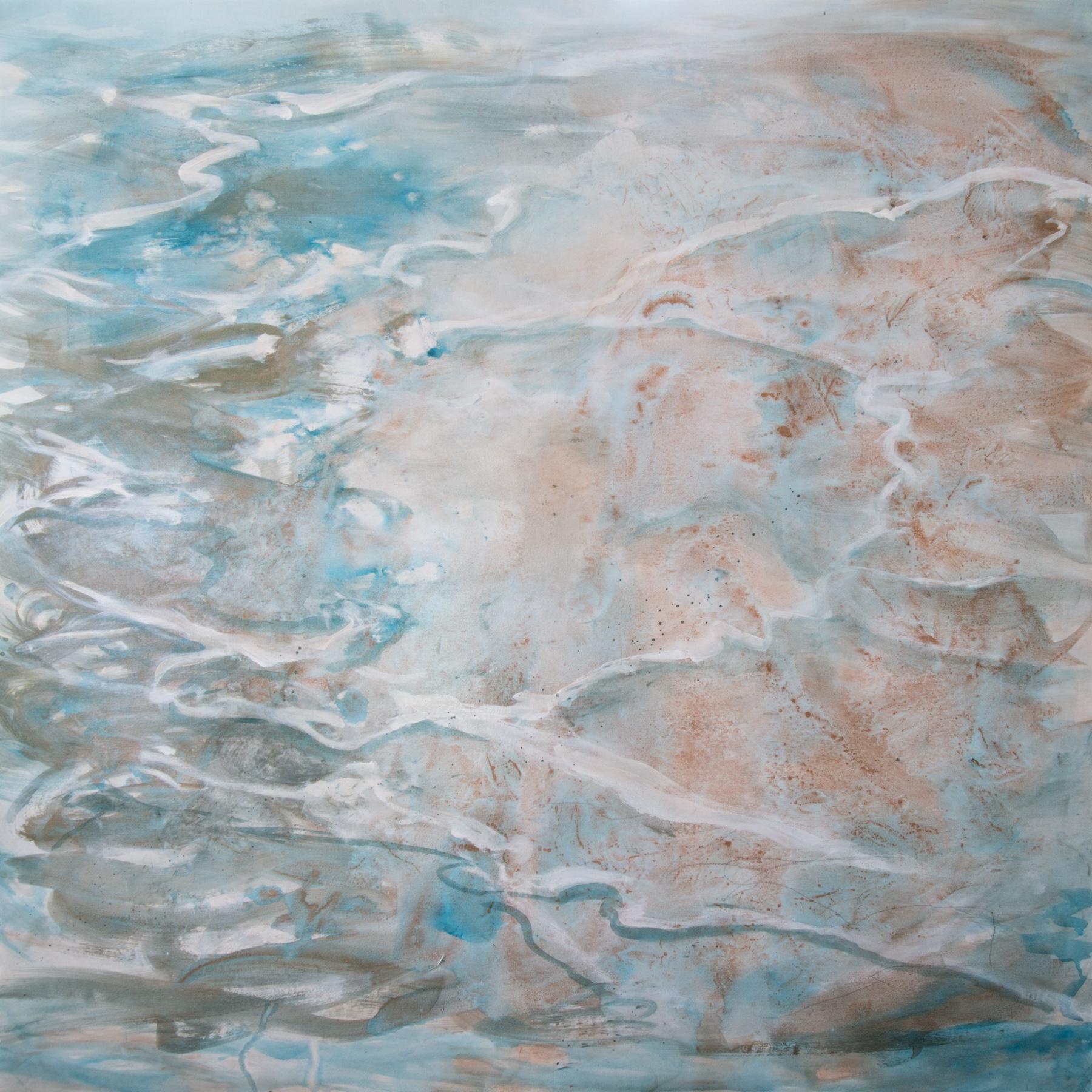 Landscape Painting di Cheryl Clinton - "Estate da sogno", Astratto, Paesaggio, Cape Cod, Pittura acrilica, 2018
