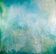 "Mapa espiritual 2", Contemporáneo, Abstracto, Azul, Verde, Pintura acrílica, 2018