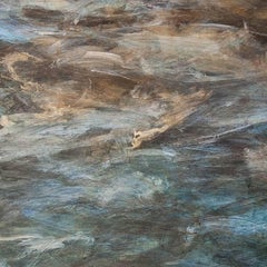 "Woodland Water Flood 1", Contemporain, Abstrait, Paysage, Peinture acrylique