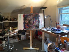 Oh My Goodness-Sheep Collage, Mixed Media auf Papier