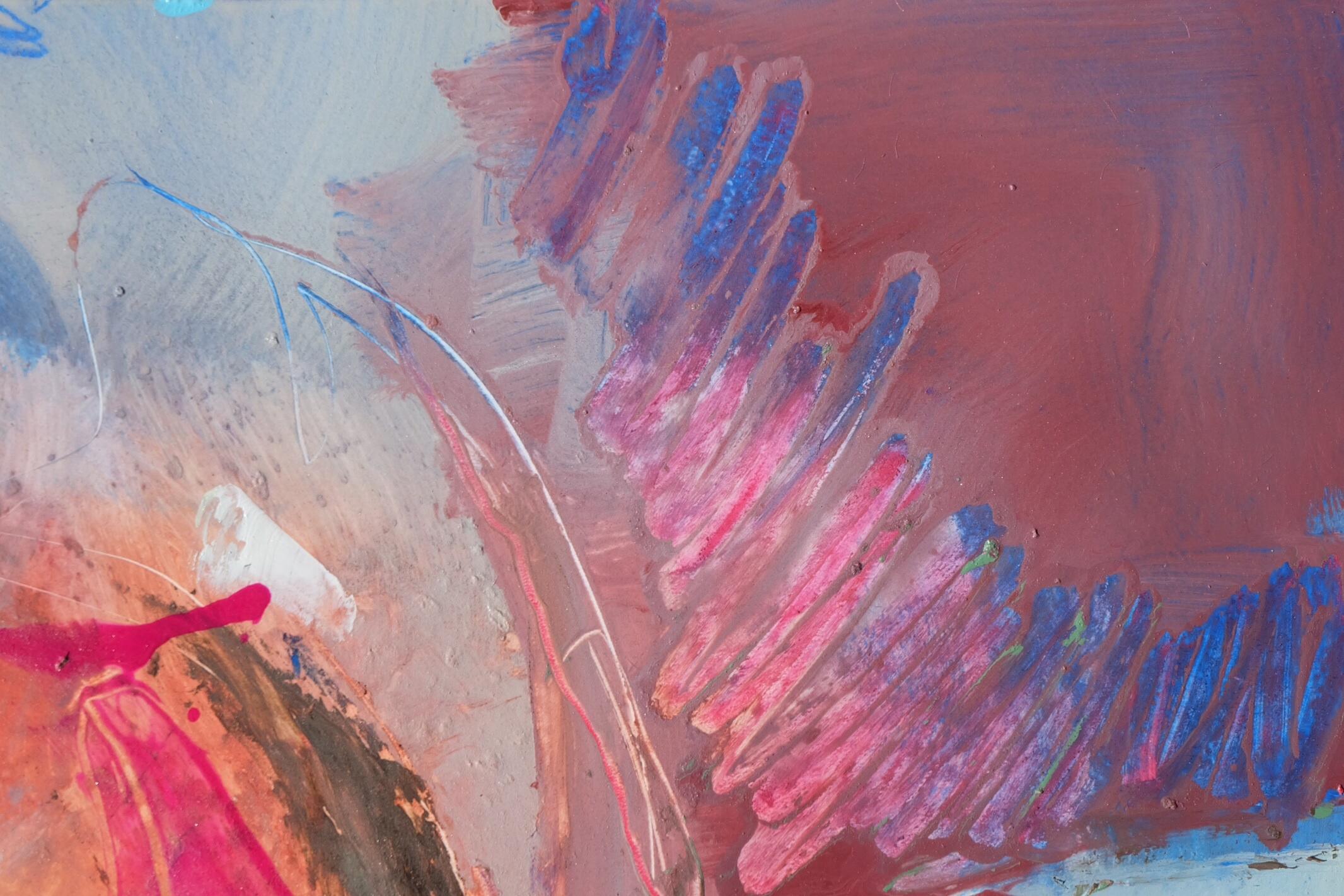 Formación Napoli, Pintura, Acrílico sobre papel - Painting Abstracto de Cheryl Johnson