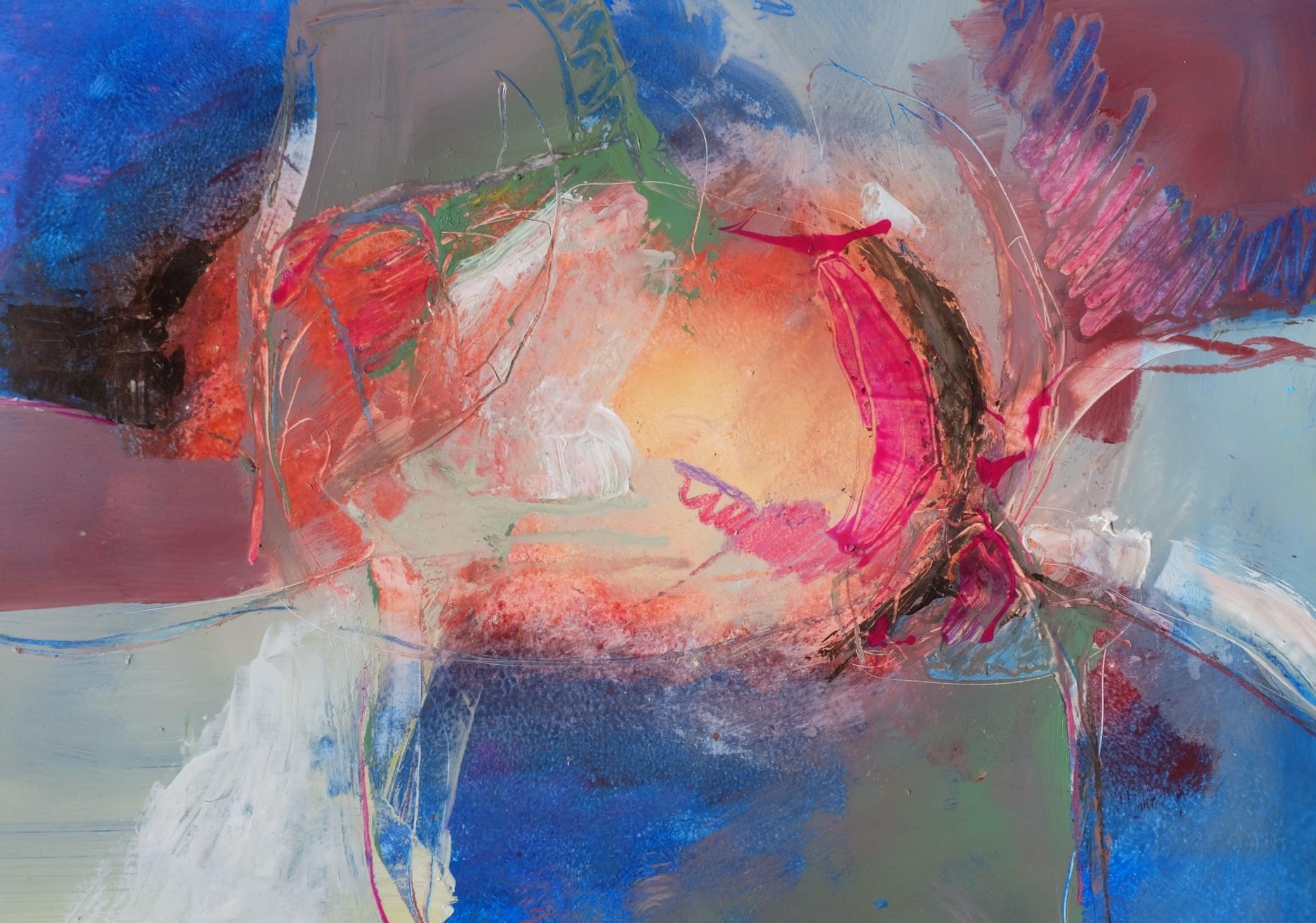 Abstract Painting de Cheryl Johnson - Formación Napoli, Pintura, Acrílico sobre papel