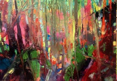 Passionate Secret Forest NÂ°SF2019008 Oil, Painting, Oil on Canvas