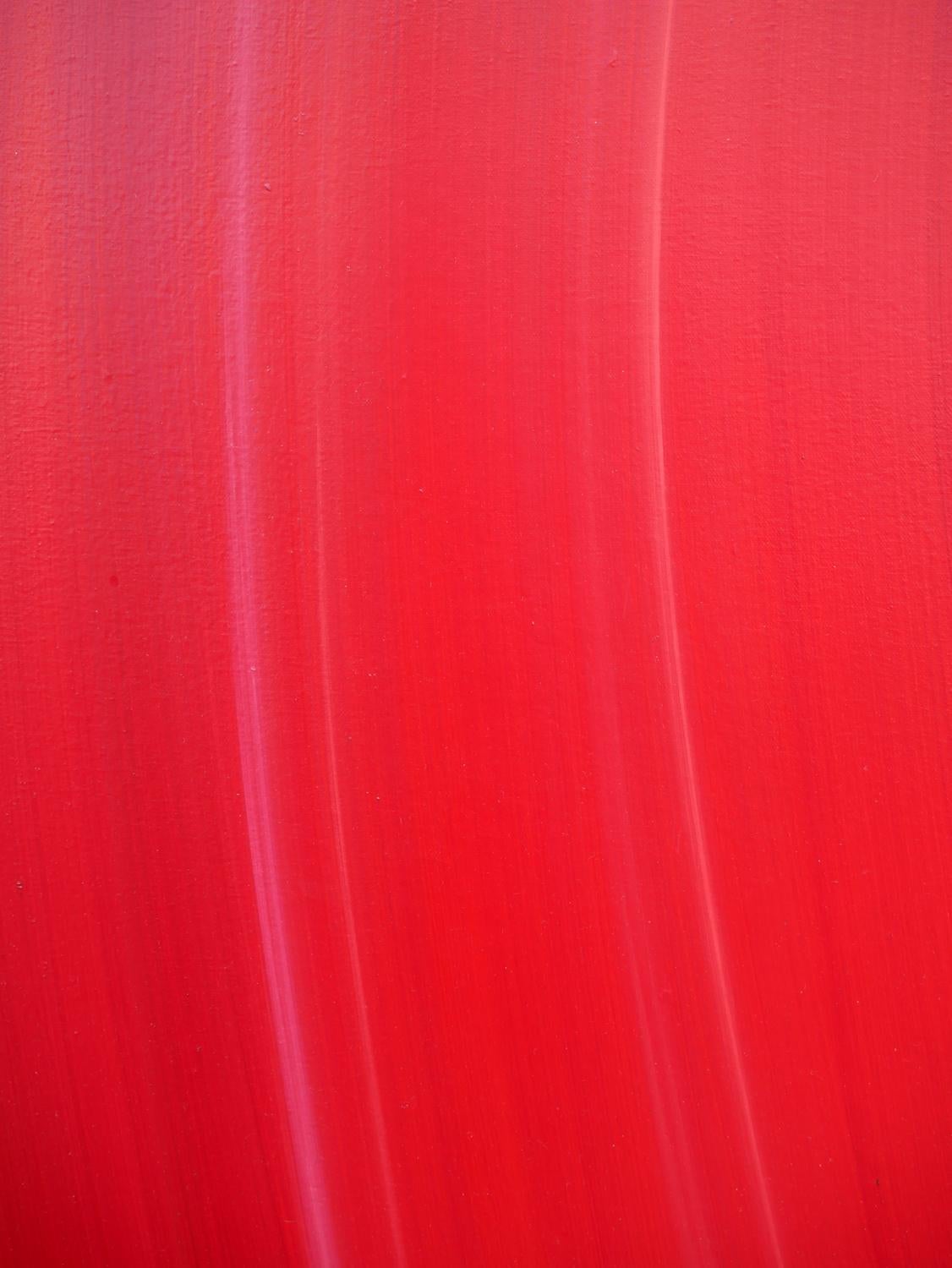 Rotes, lila und schwarzes abstraktes zeitgenössisches Farbfeldgemälde im Angebot 3