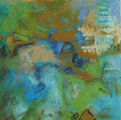 Finding My Way  #1 in the Series Finding My Way oil on paper on wood  Framed