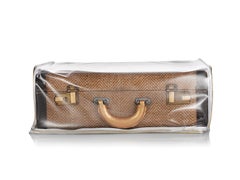 Vintage Suitcases in Custom Vinyl Slipcovers: "The Great Migration"