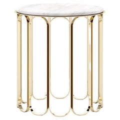 Cheryl Side Table in Marble, Portuguese 21st Century Contemporary Design