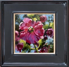 Radiant Hollyhocks