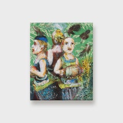 Œuvre d'art surréaliste en techniques mixtes, "Skarazula"