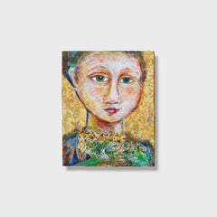 "Sophia", Surrealist Mixed Media Artwork, 8x10, Unframed, 2010+