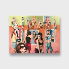 Pintura Figurativa, "El desfile de moda"