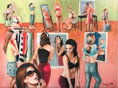 Figurative Painting, "The Fashion Show"