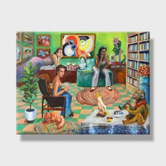 Magic Realistic Painting, "Calme and Luxe"