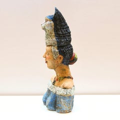 Surrealist Animal And Portraiture Sculpture, "Lenora"