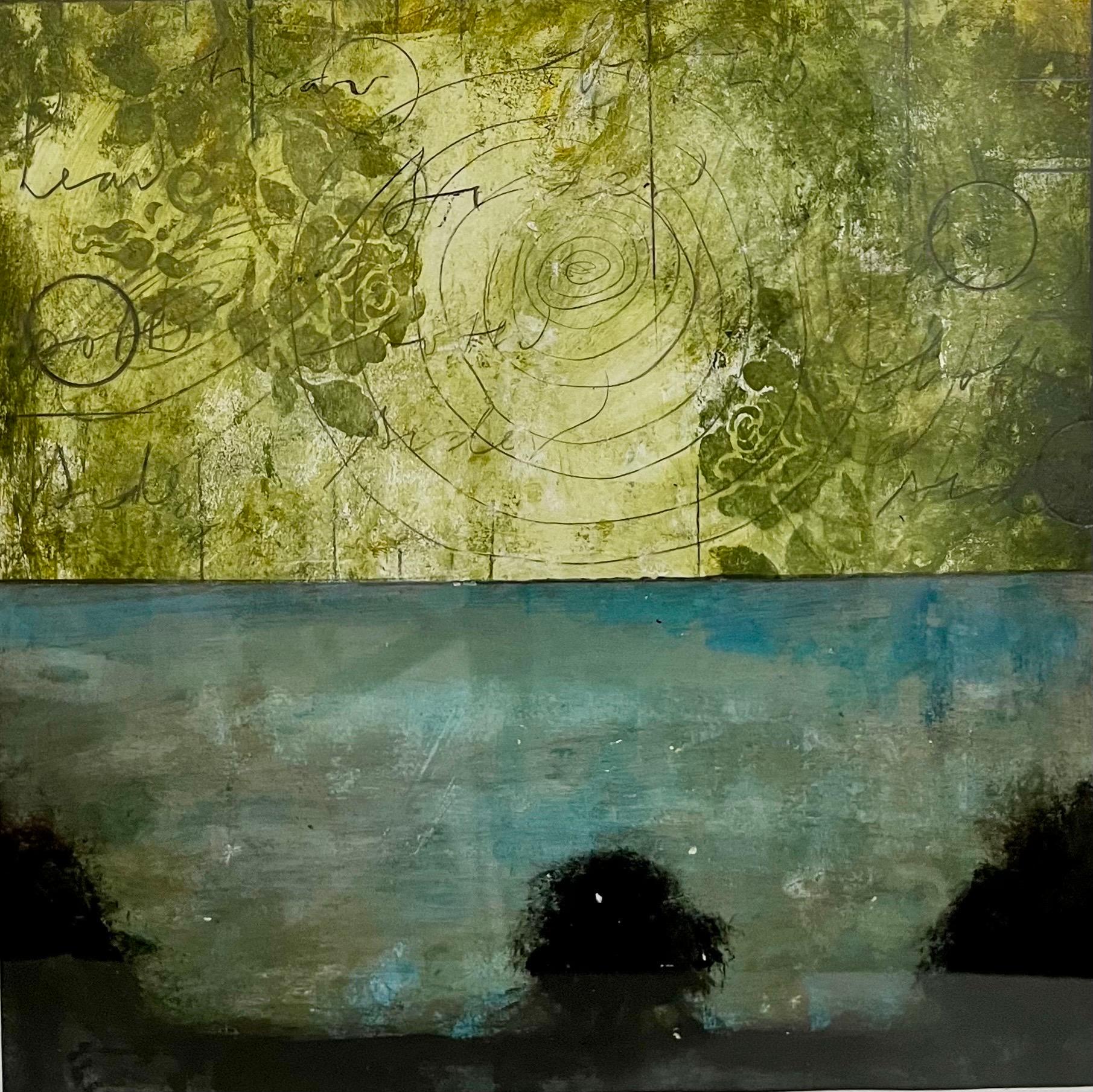 Abstract Acrylic Mix Media Painting Cheryl Warrick African American Woman Artist For Sale 9