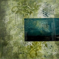 Abstract Acrylic Mix Media Painting Cheryl Warrick African American Woman Artist