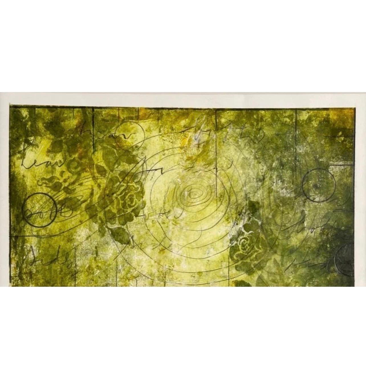 Abstract Acrylic Mix Media Painting Cheryl Warrick African American Woman Artist For Sale 3