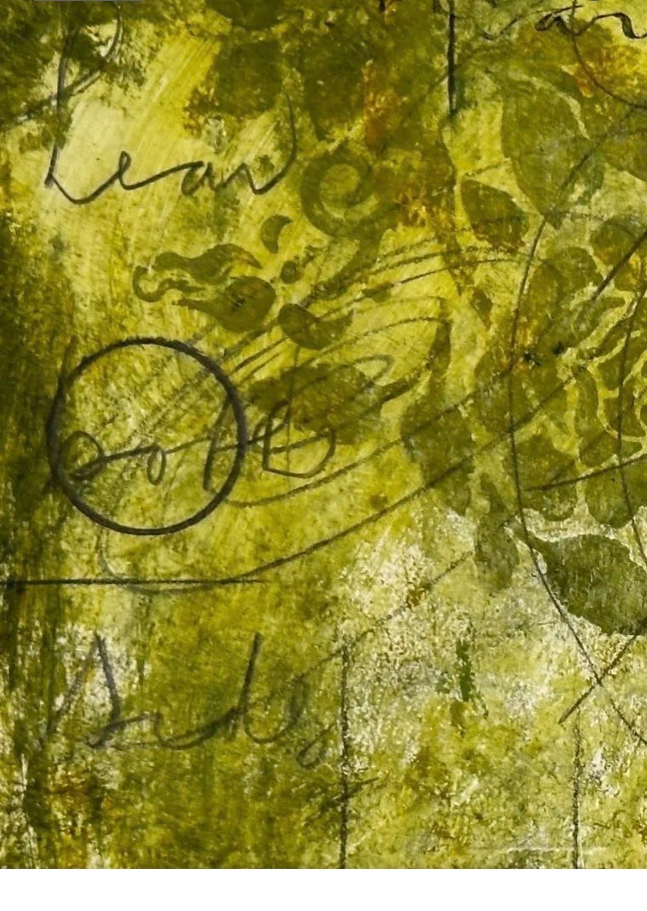 Abstract Acrylic Mix Media Painting Cheryl Warrick African American Woman Artist For Sale 6