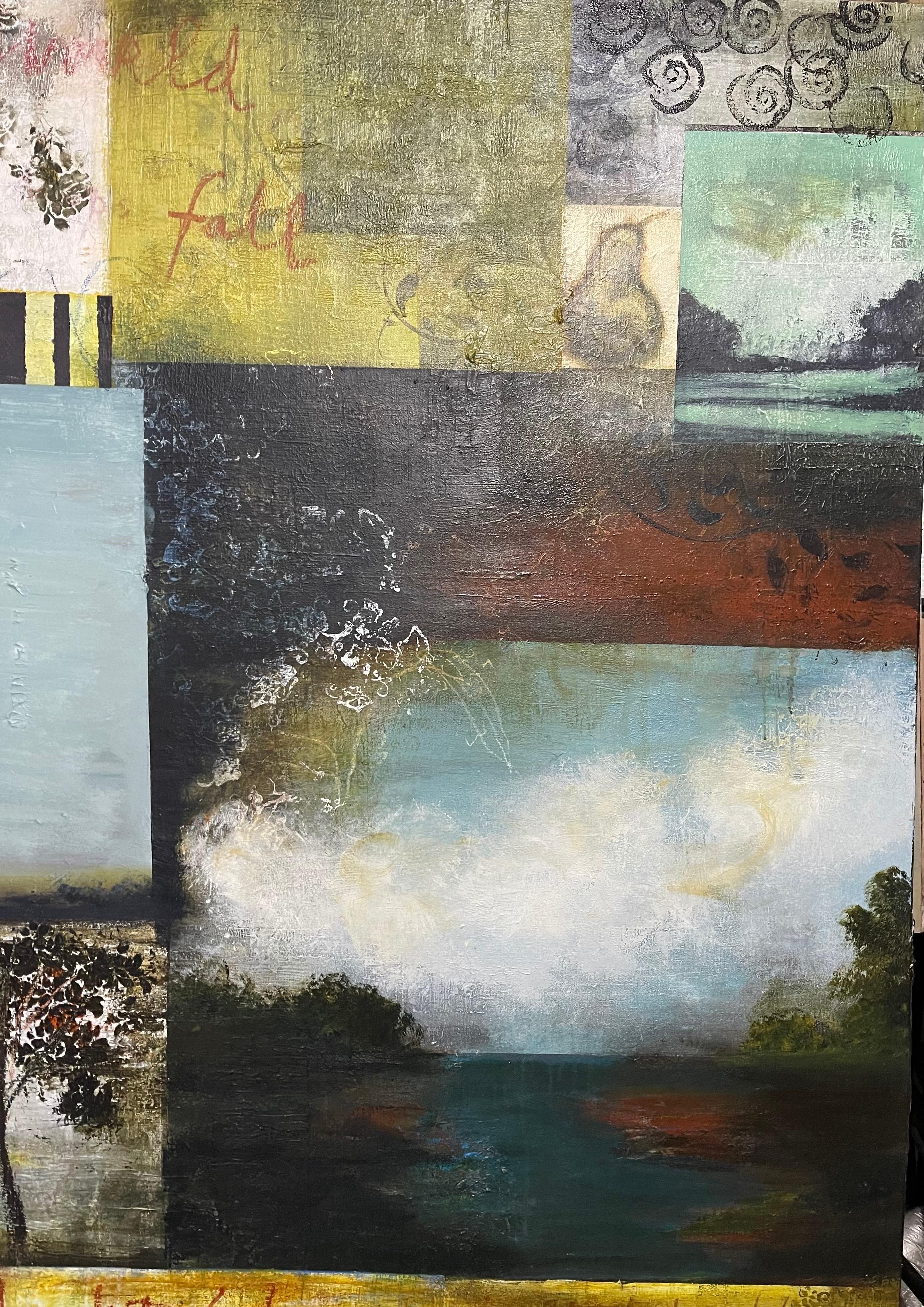 Peinture abstraite en techniques mixtes Femme afro-américaine Artistique Cheryl Warrick en vente 16
