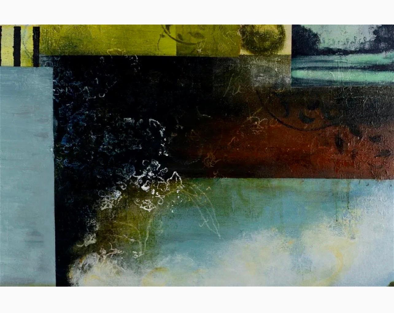 Peinture abstraite en techniques mixtes Femme afro-américaine Artistique Cheryl Warrick en vente 8