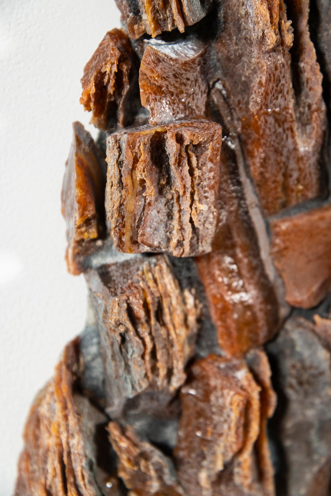 Bones of the Earth I - contemporary, layered glass, wall relief, sculpture For Sale 3