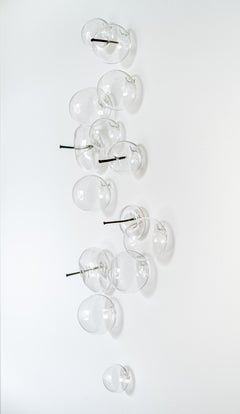 Lass dir die Freude nicht verderben: Clear 71425 – Glaswandskulptur