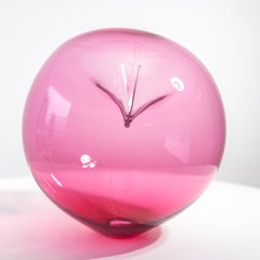 Non lasciare che ti facciano scoppiare la bolla di sapone: Pink 2 XL - Scultura in vetro soffiato