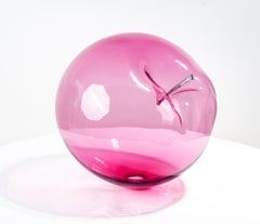 No dejes que te quiten la ilusión: Pink 3 XL - Escultura contemporánea de cristal