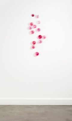 Lass dir nicht die Laune verderben: Pink 31426 – Moderne Glasskulptur