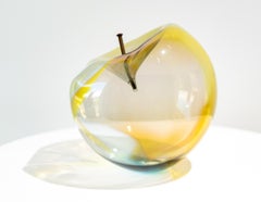 Don't Let Them Burst Your Bubble: Rainbow 3 XL - Blown Glass Sculpture
