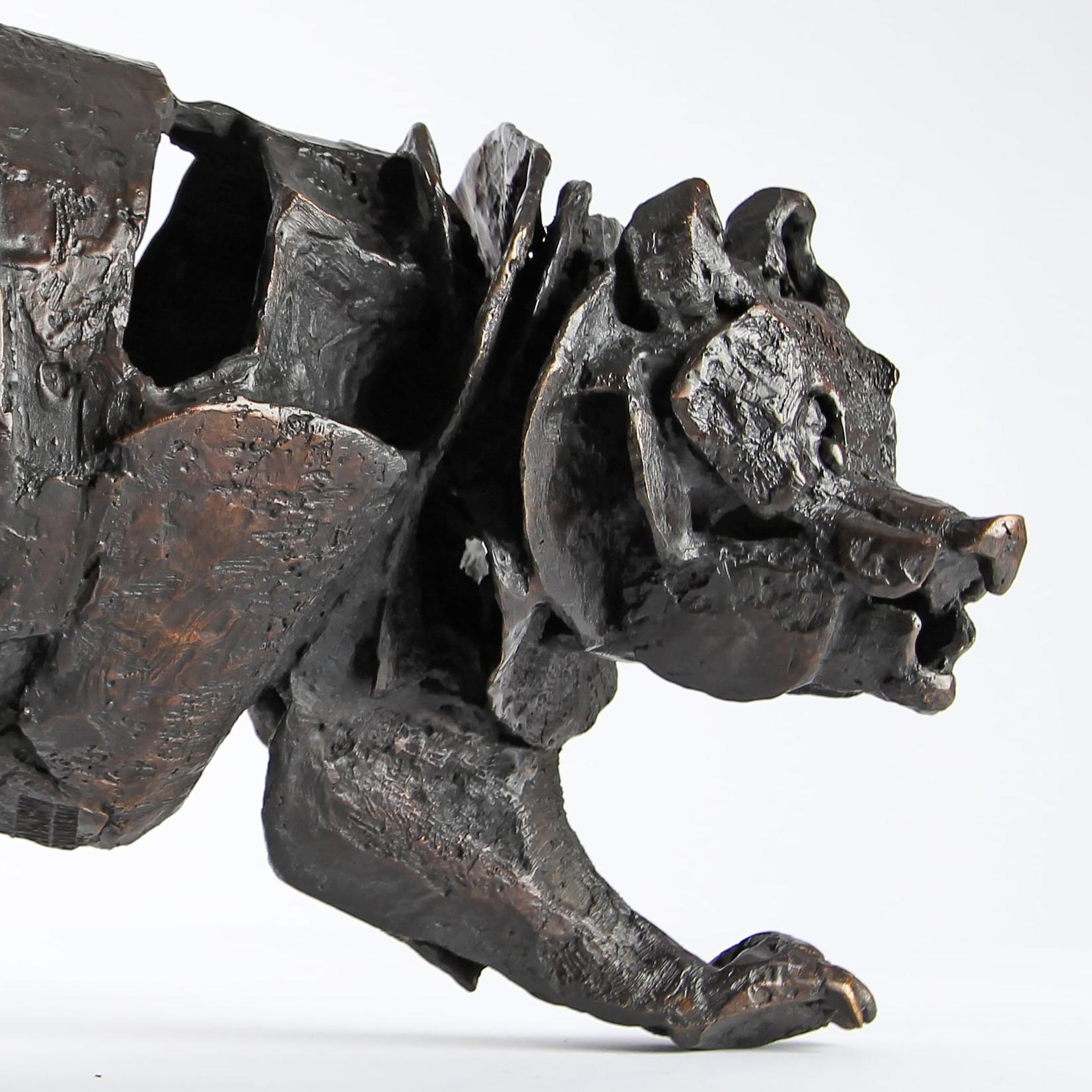AM Contemporary Bear by Chésade - Sculpture contemporaine en bronze représentant un ours en vente 2